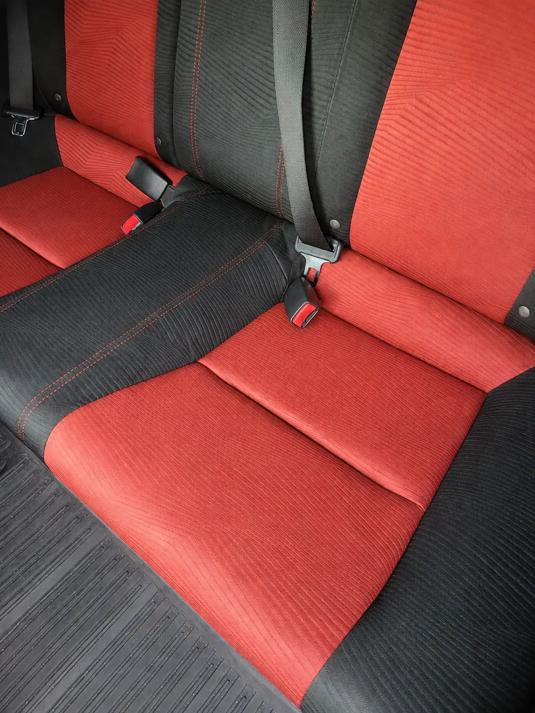 Vehicle seat after deep cleaning